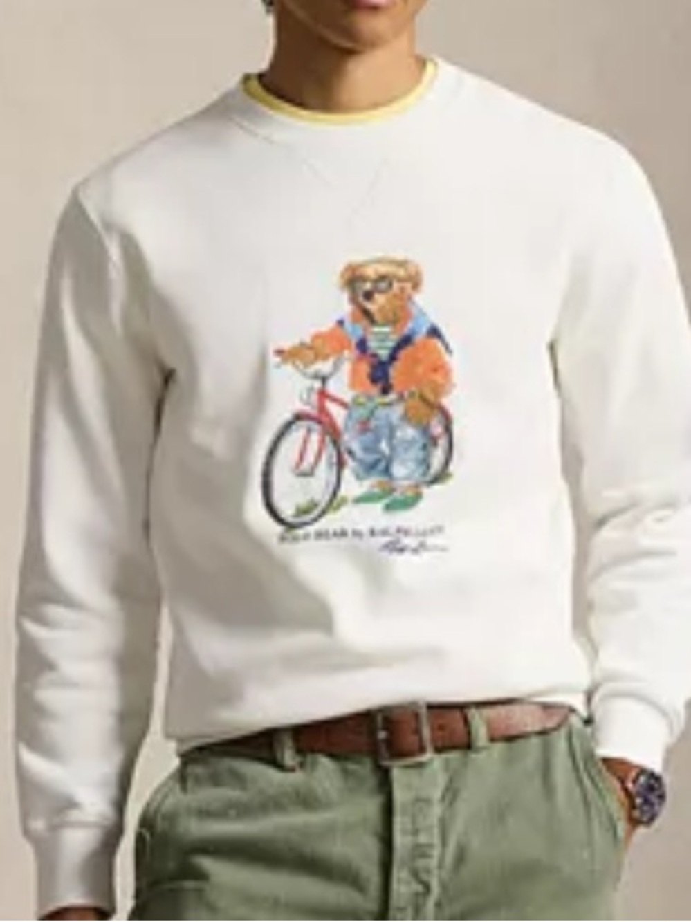 Polo Bear Fleece Sweatshirt